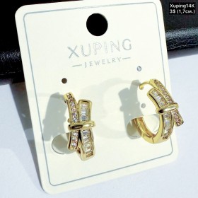 Сережки Xuping14К 10845 (1.7см)